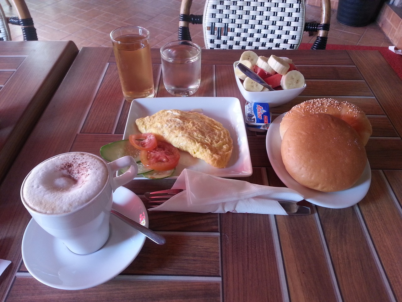 breakfast at lao coffee meal free photo