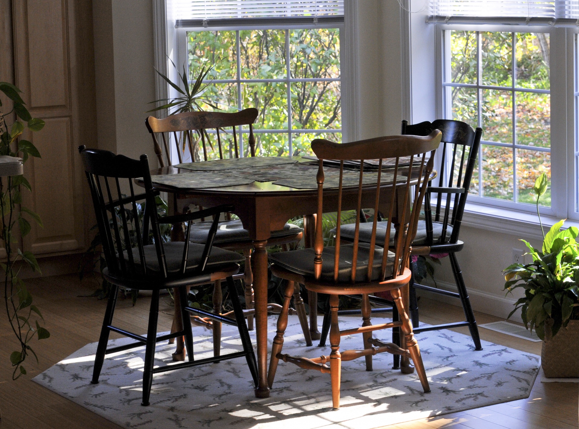 breakfast nook dining dining table free photo