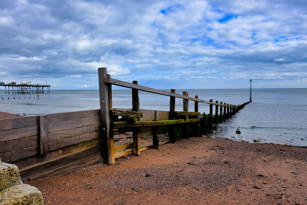 breakwater  beach  sea free photo