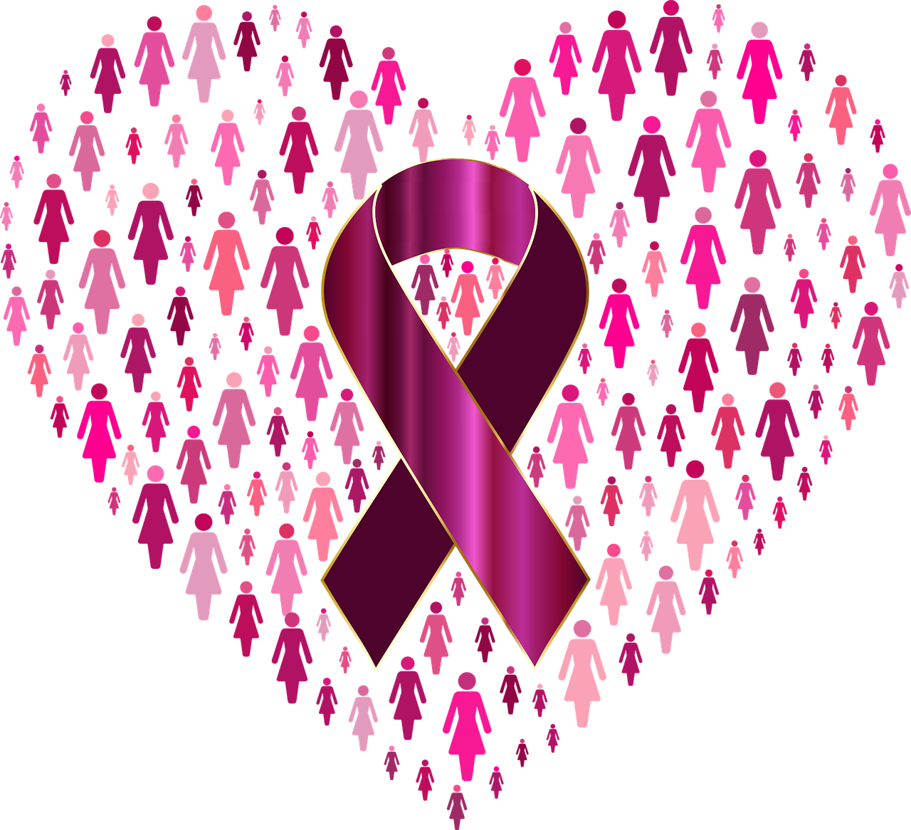 breast cancer awareness  female  ribbon free photo