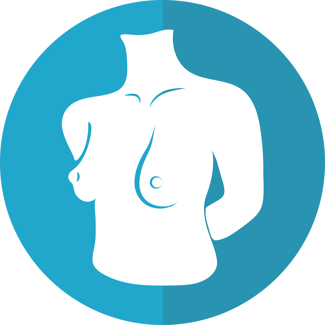breast icon female torso woman free photo