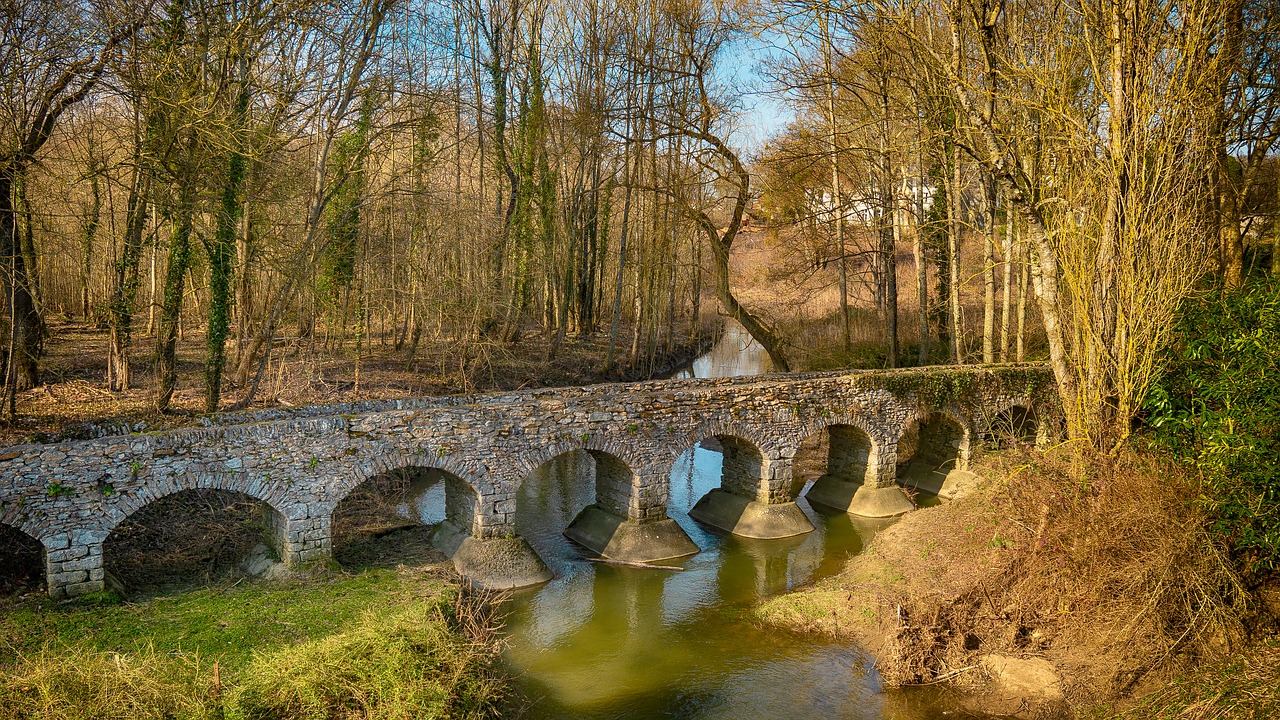 breau  france  footbridge free photo