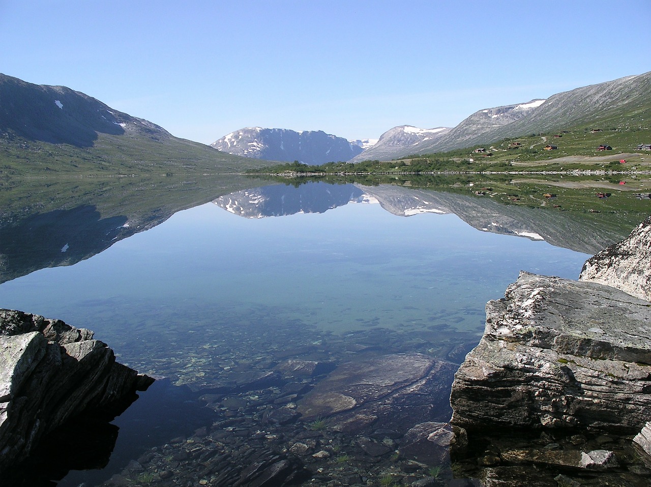 Озеро Фемунн в Норвегии