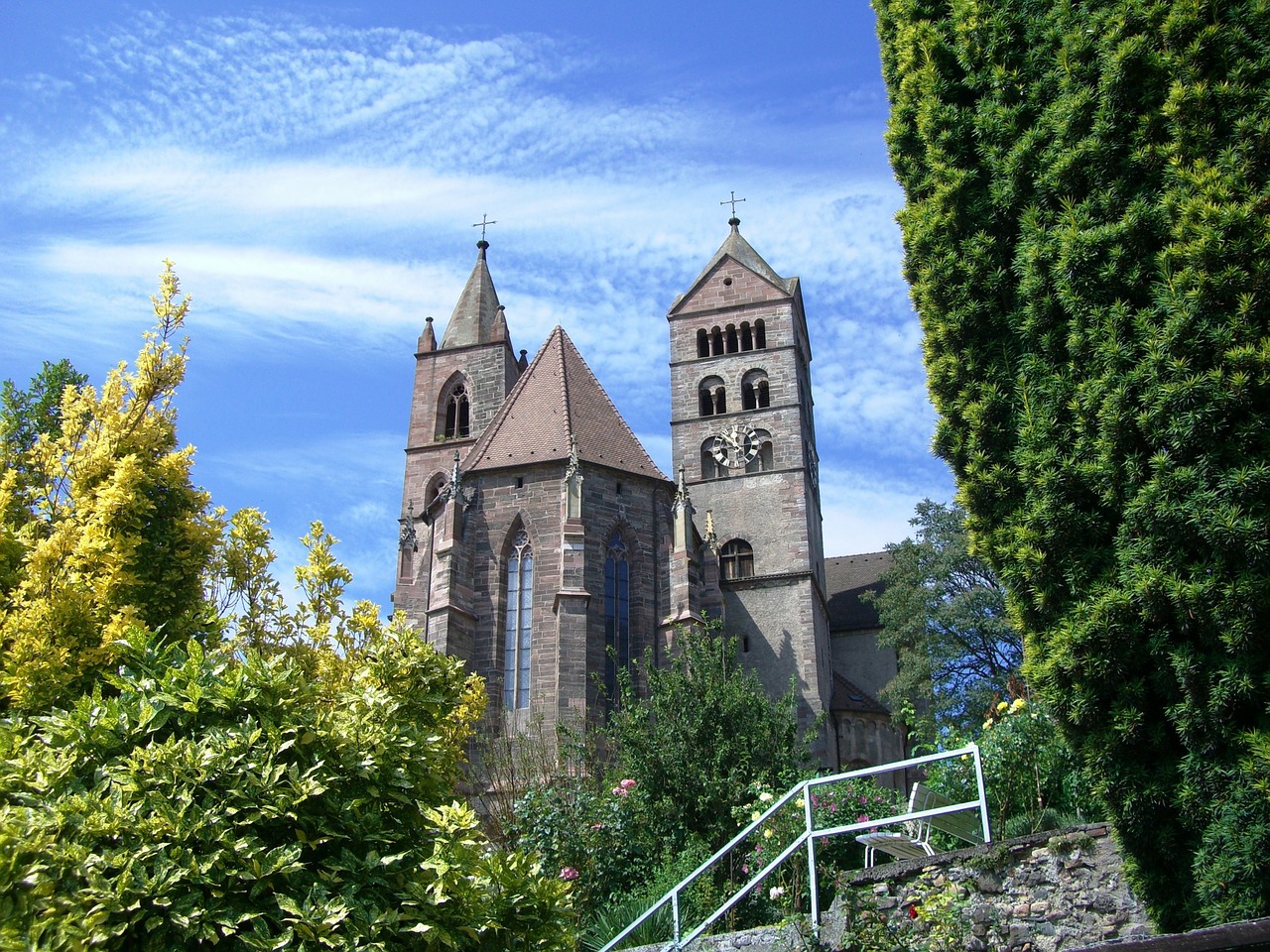 breisach münster sky free photo