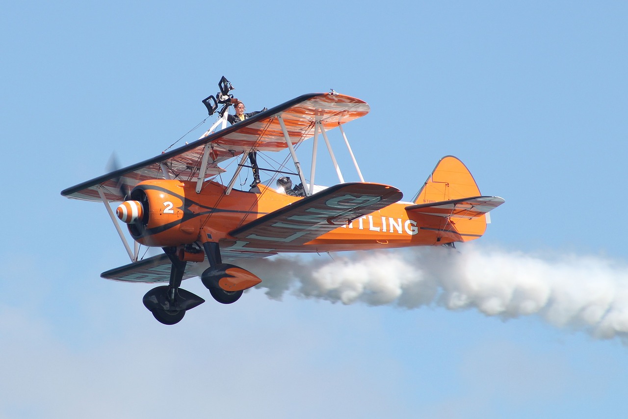 breitling wingwalkers aircraft planes free photo