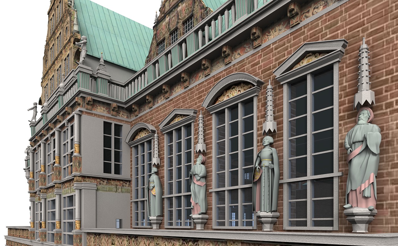 bremen town hall dome free photo