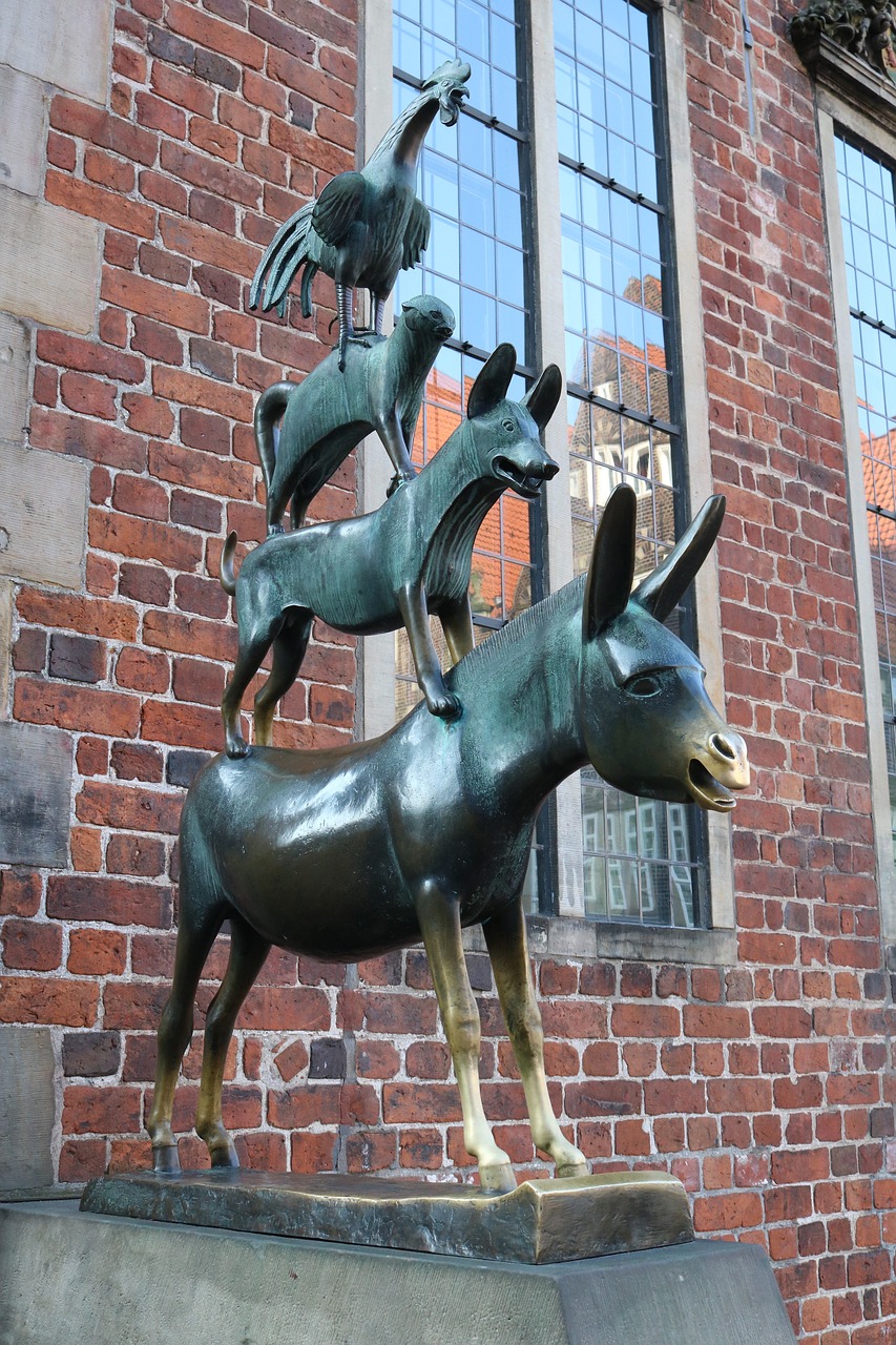 Bremen,town musicians,bremen town musicians,fairy tales,monument - free image from needpix.com