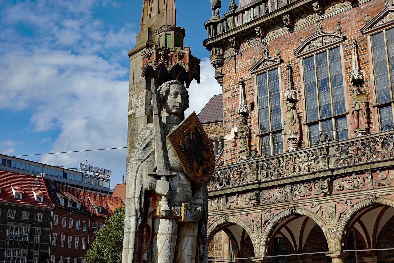 bremen  roland  town hall free photo