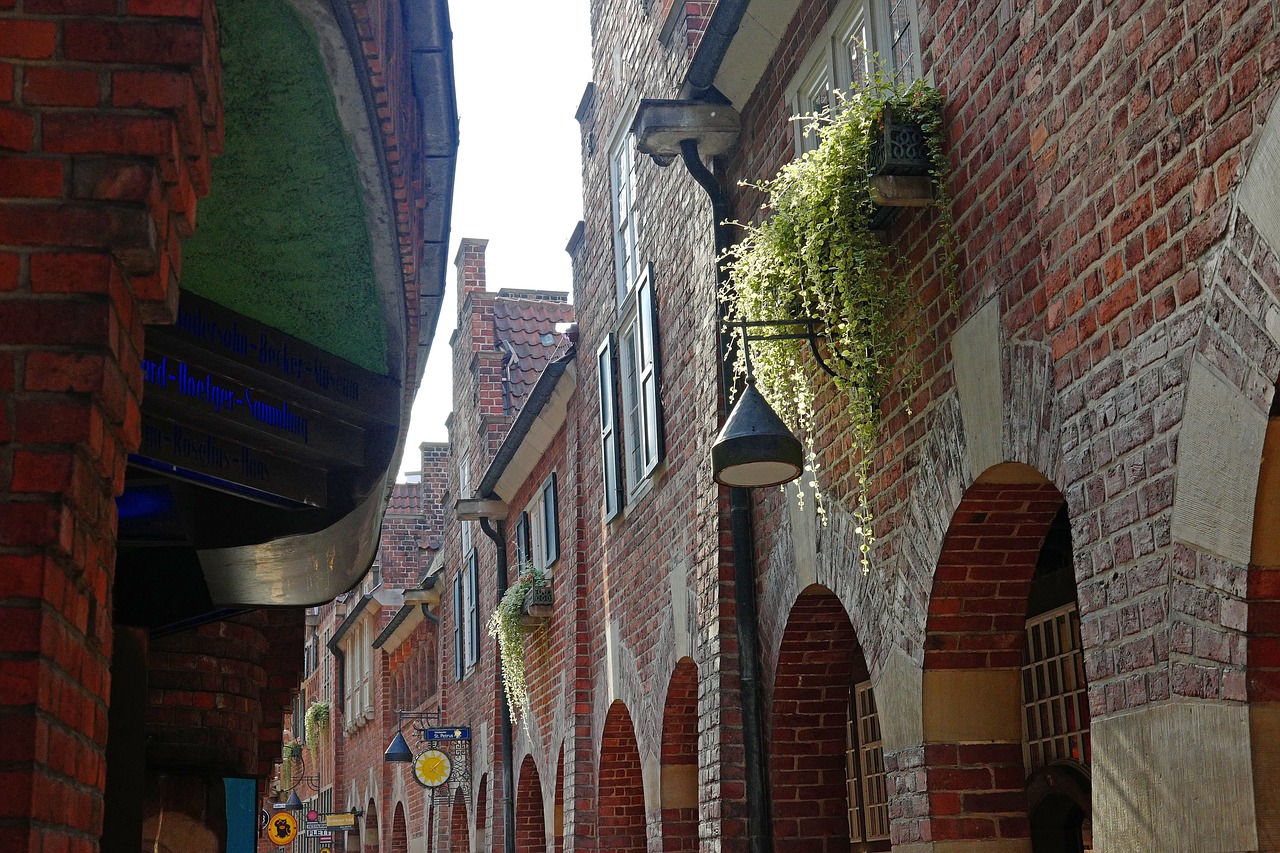 bremen  böttcher street  historic center free photo