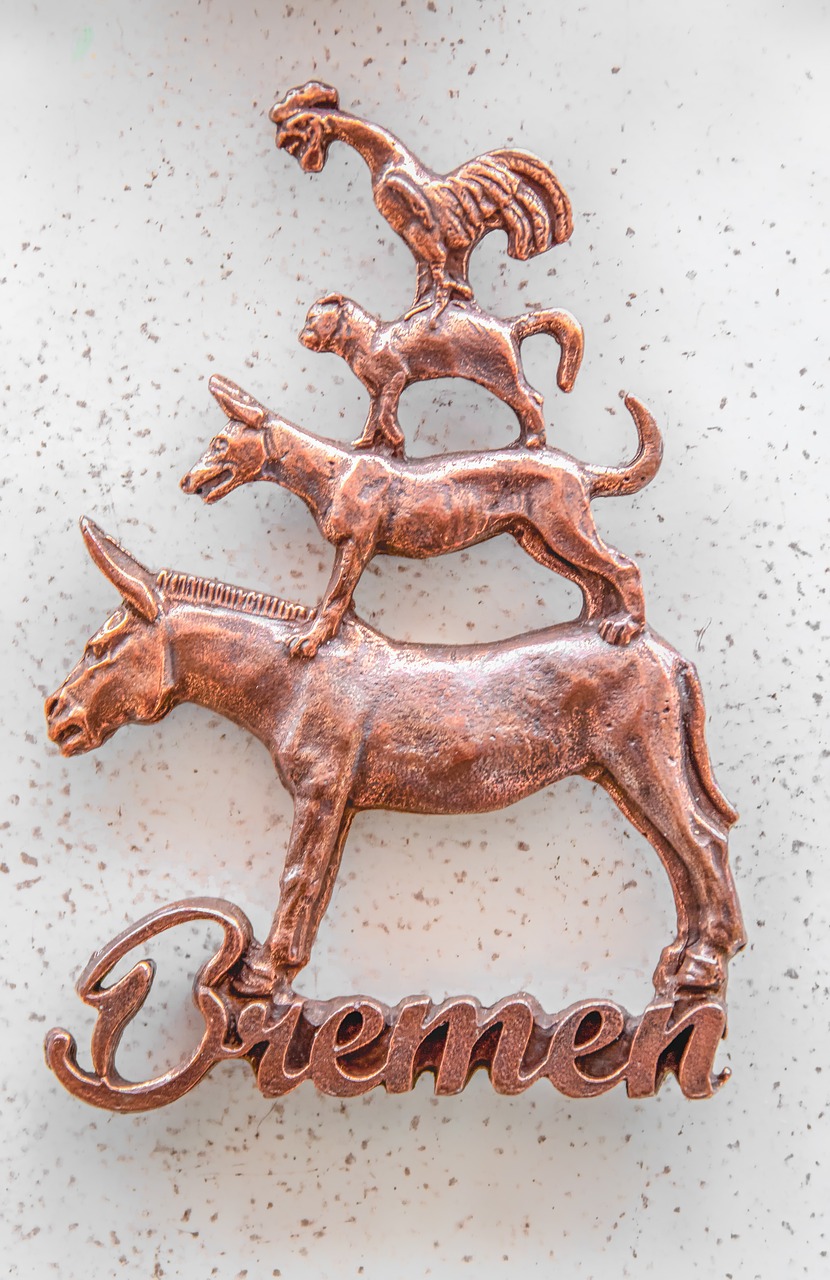 bremen  town musicians  copper free photo