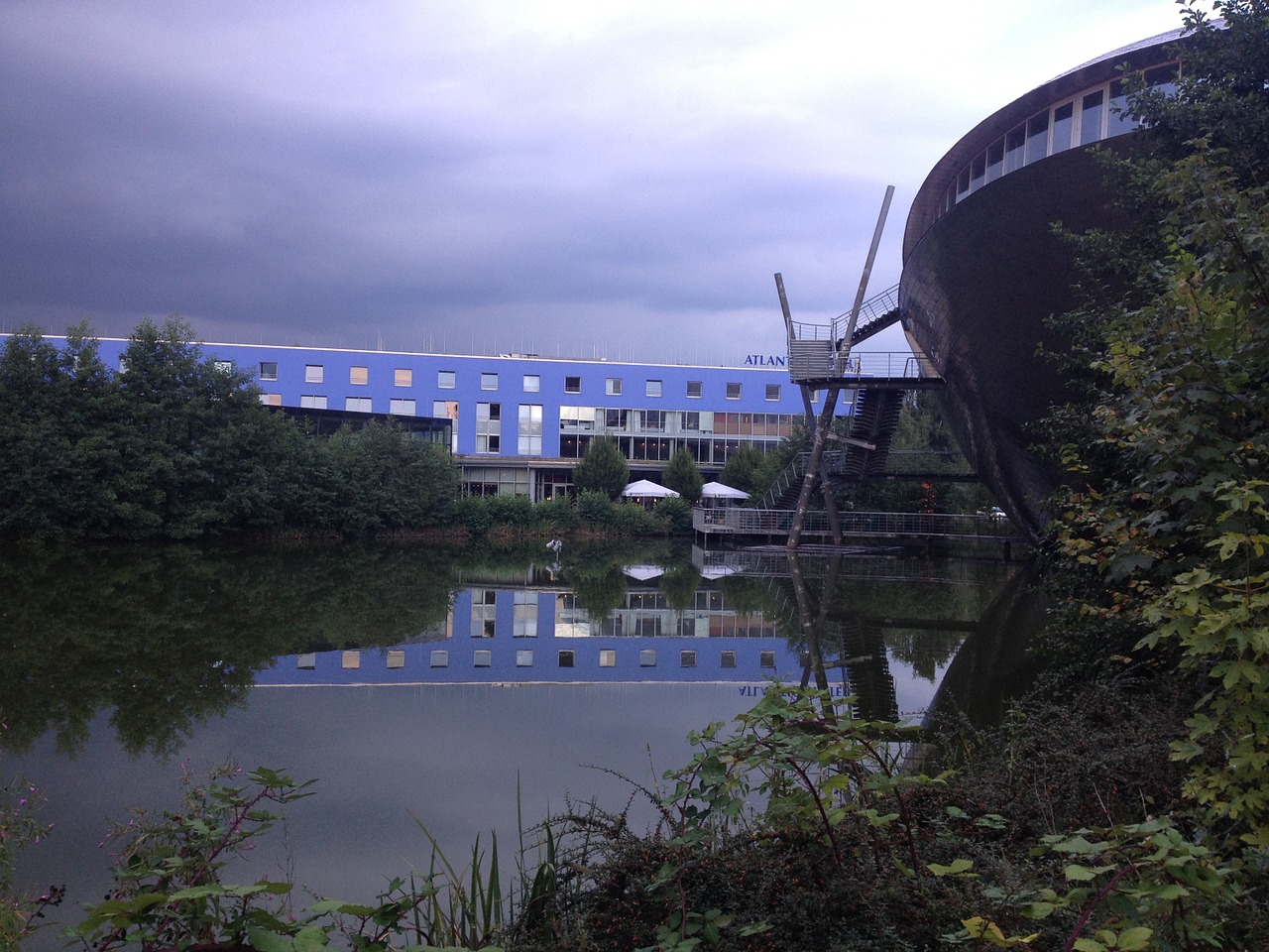 bremen river architecture free photo