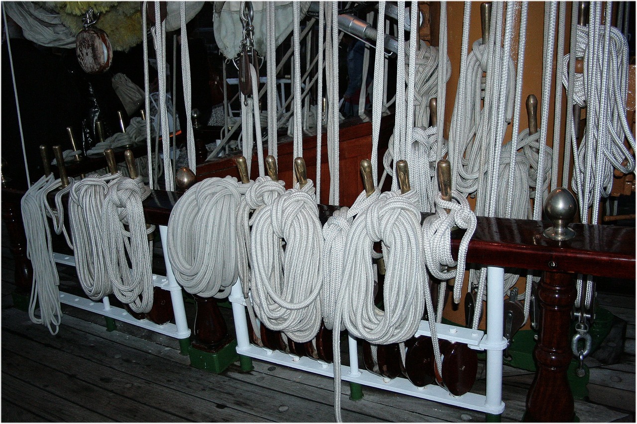 ropes sailboat statsraad lehmkuhl free photo