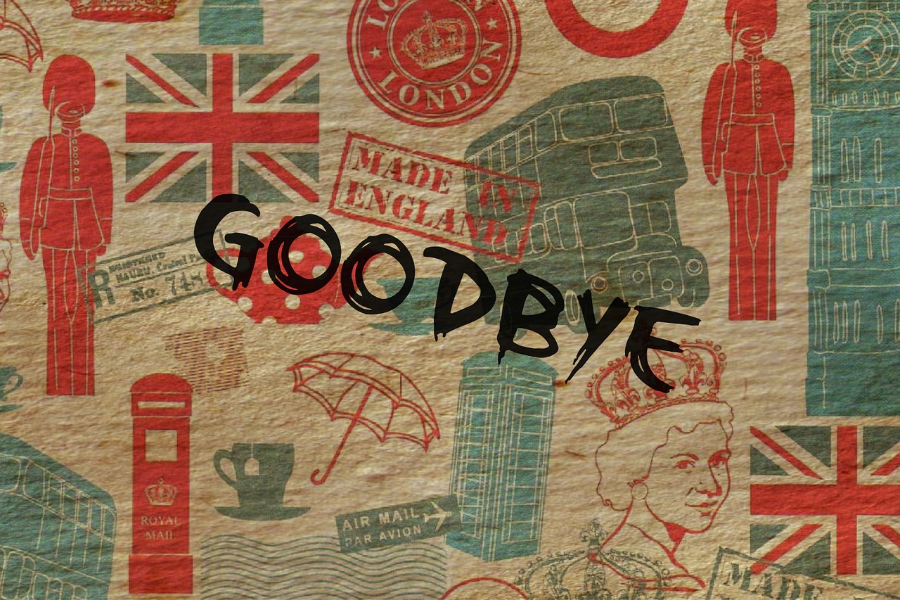 brexit goodbye farewell free photo