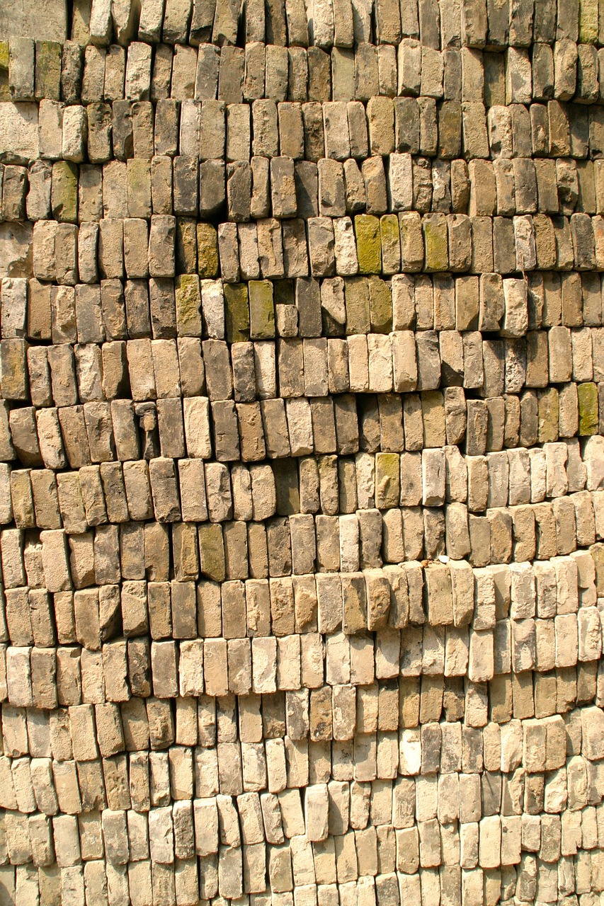 brick clinker stone wall free photo