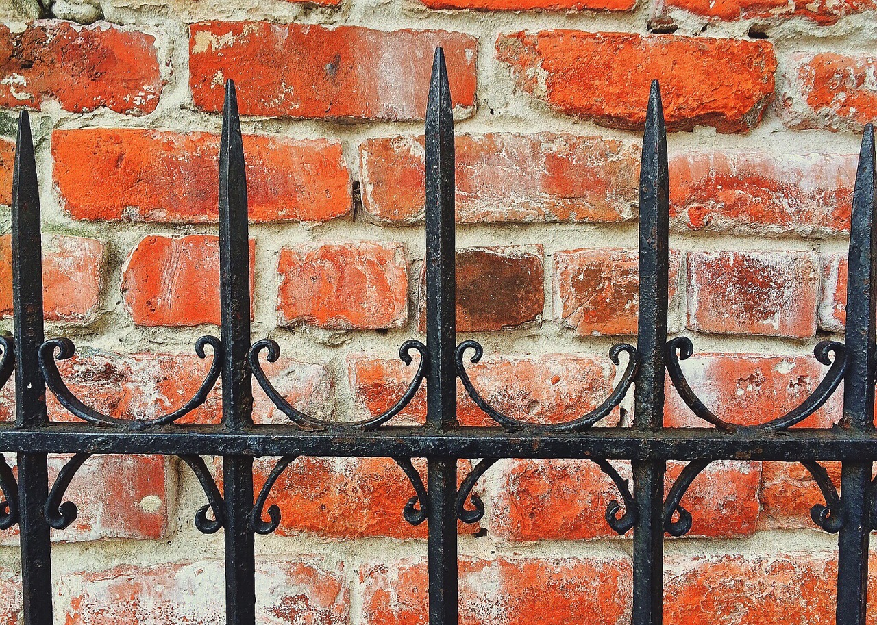 brick wall fence free photo