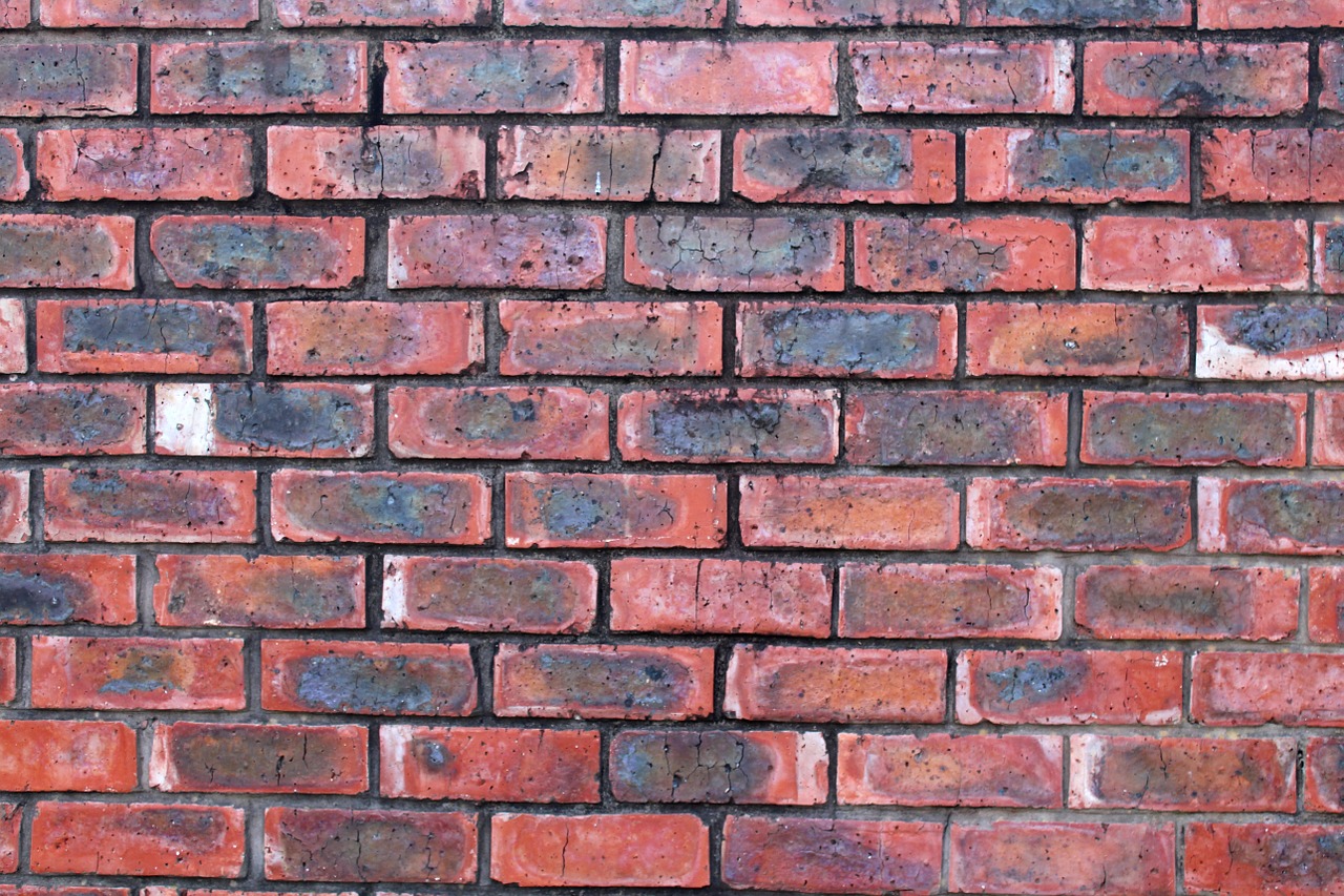 brick wall face brick free photo