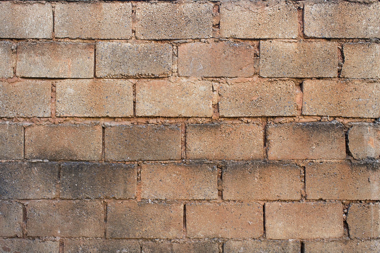 bricks wall exterior free photo