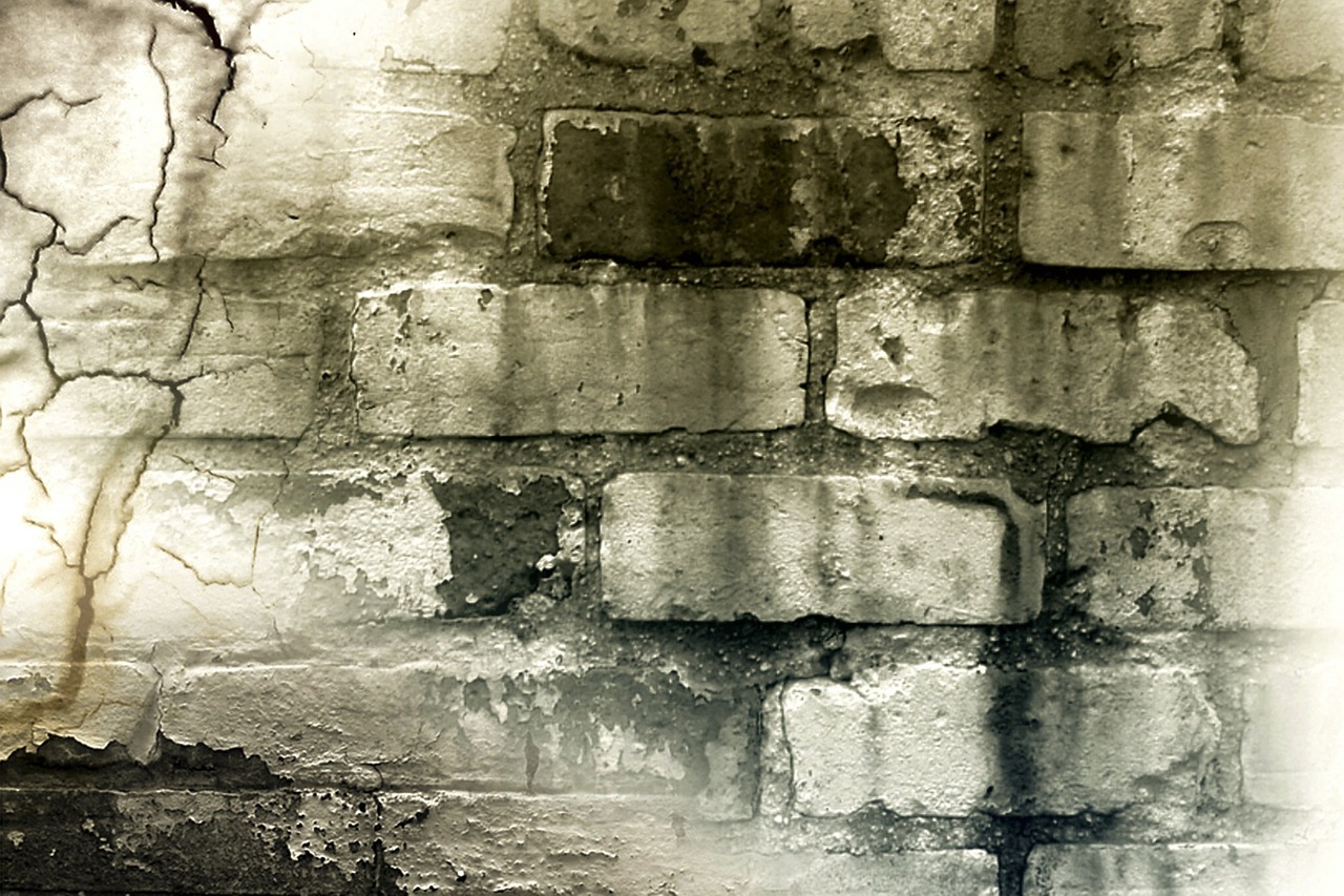 brick wall cracks free photo