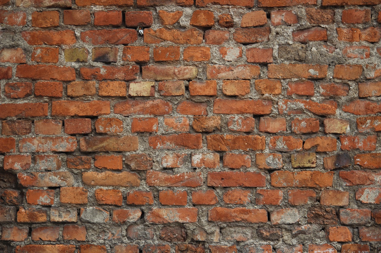 brick wall architecture free photo