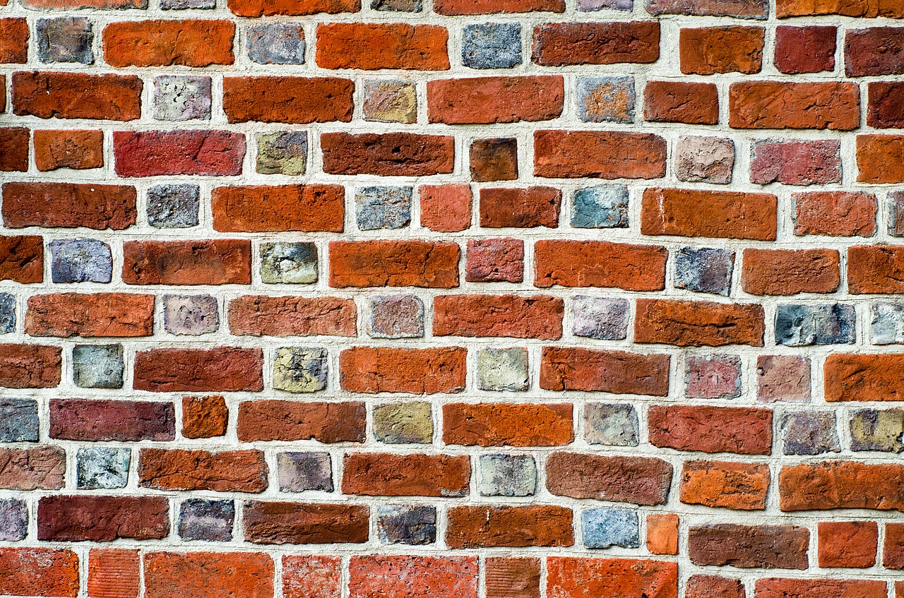 brick wall building and construction free photo