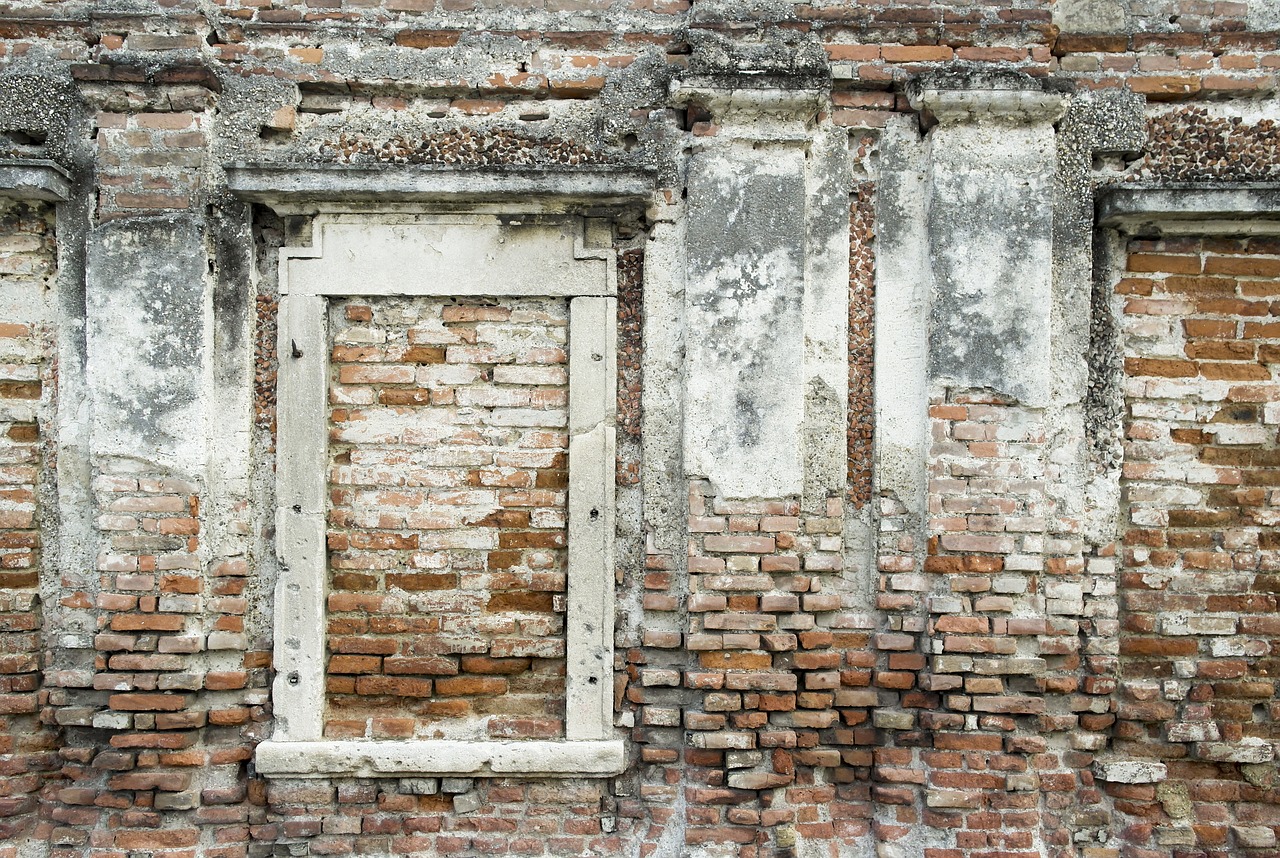 brick wall ruin free photo
