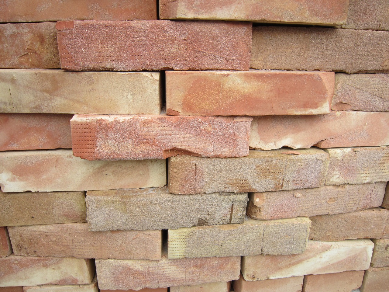 brick construction building materials free photo