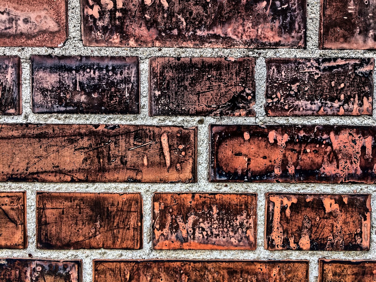 brick wall old free photo