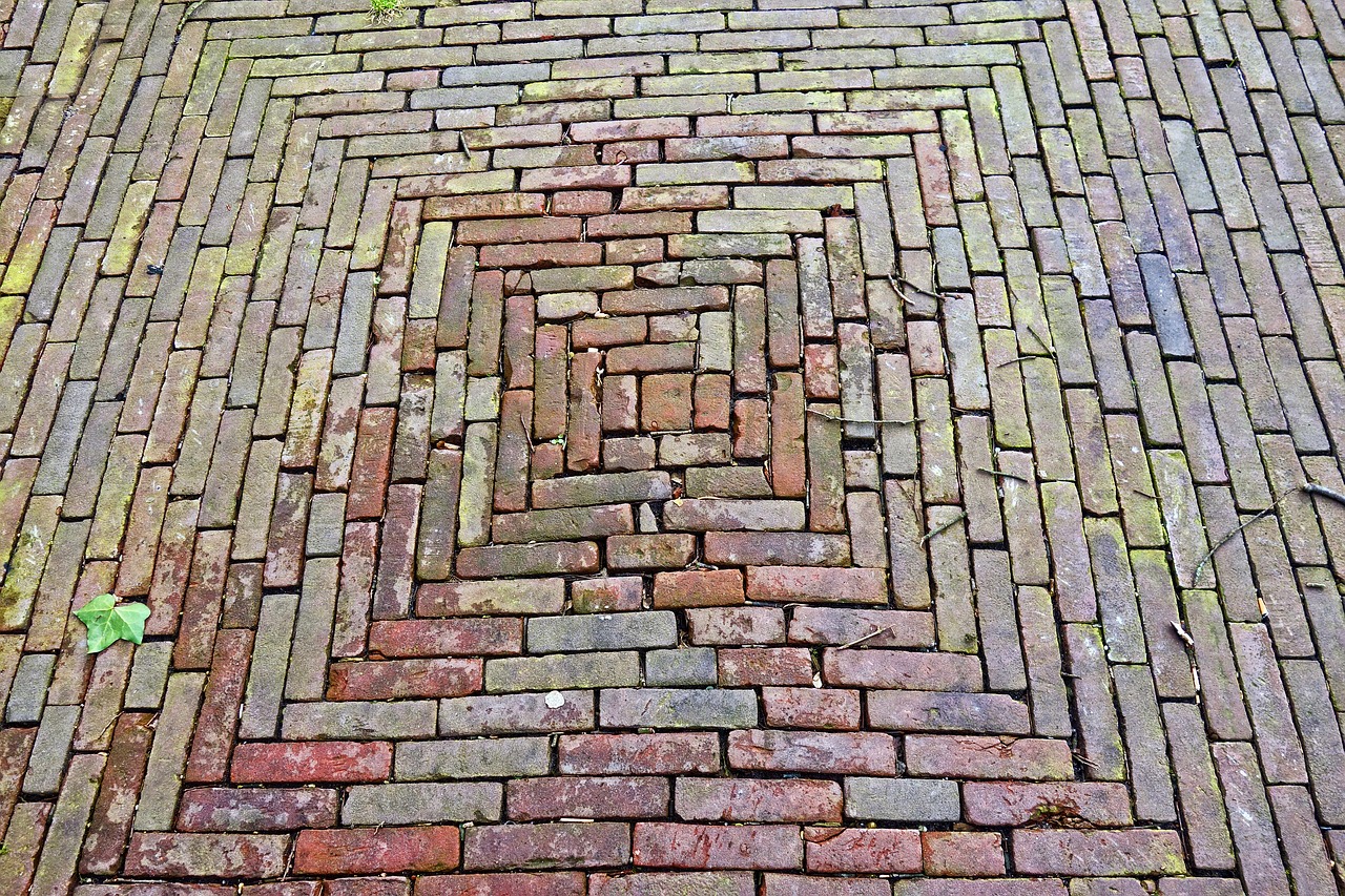 brick paving paving bricks free photo