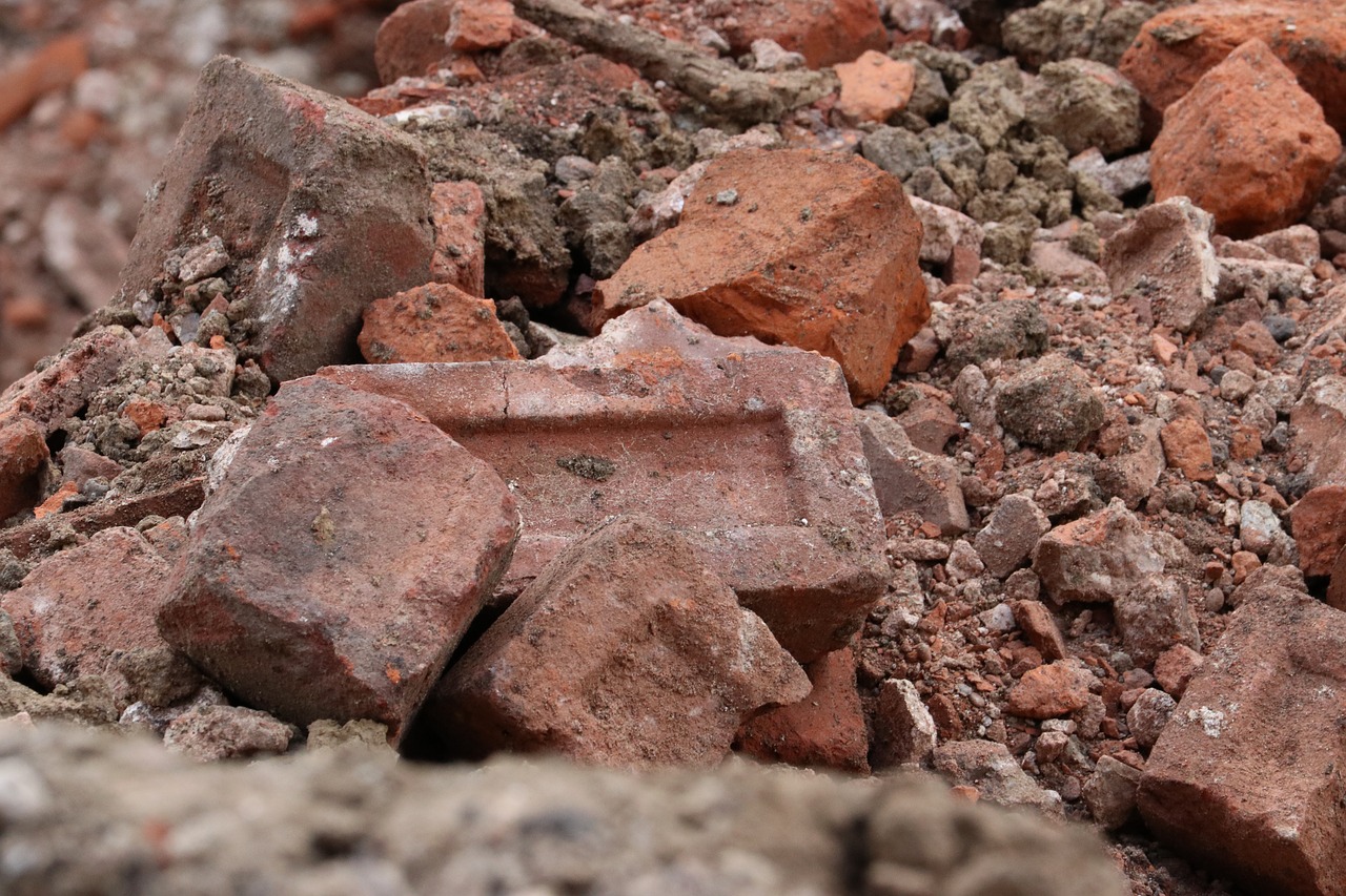 brick  construction  wall free photo