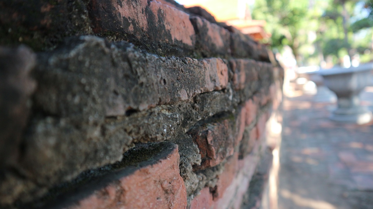 brick  temple  thailand free photo