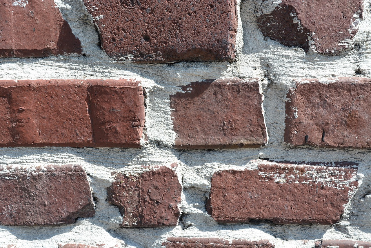 brick red wall free photo