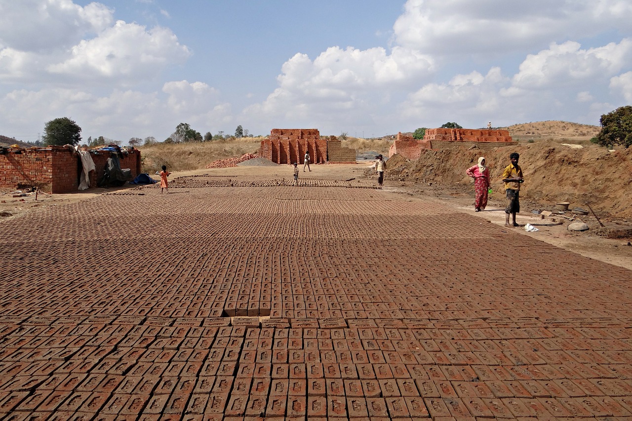 brick-laying brick-making brick-kiln free photo