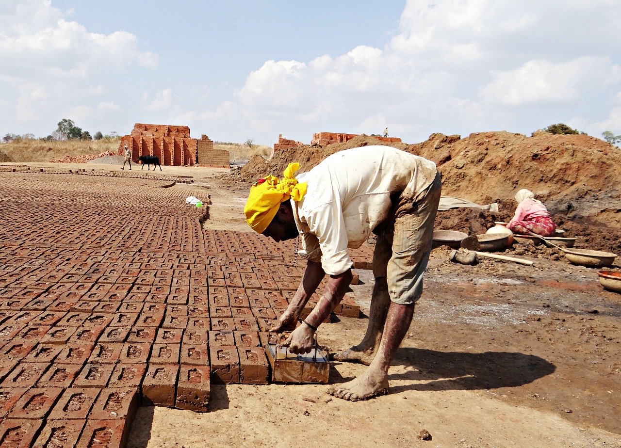 brick-laying brick-making brick-kiln free photo