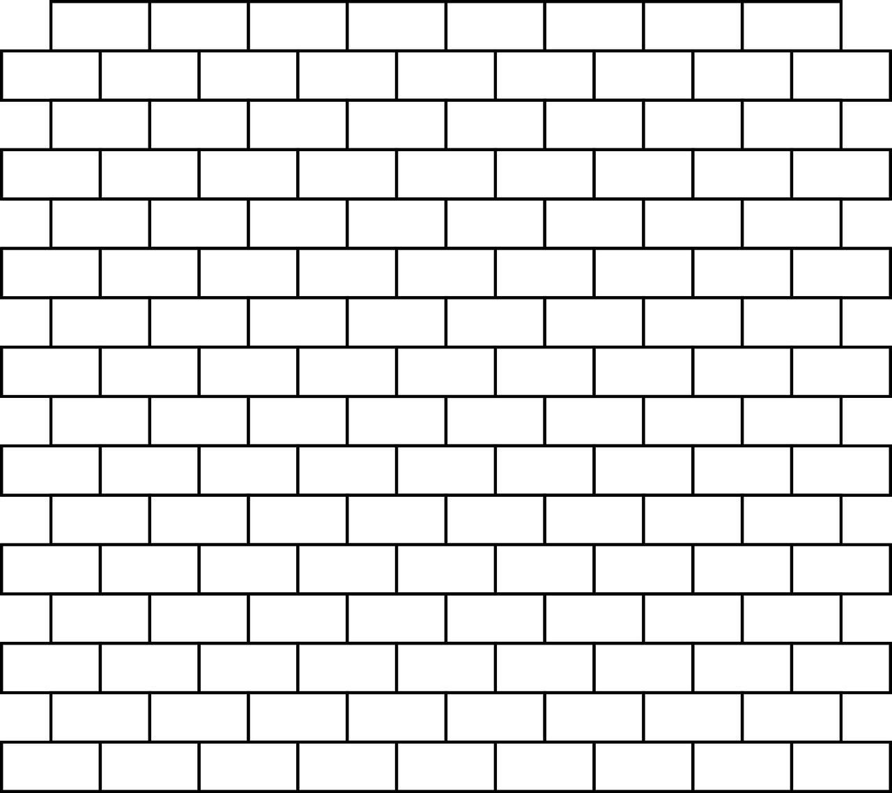brick wall bricks white free photo