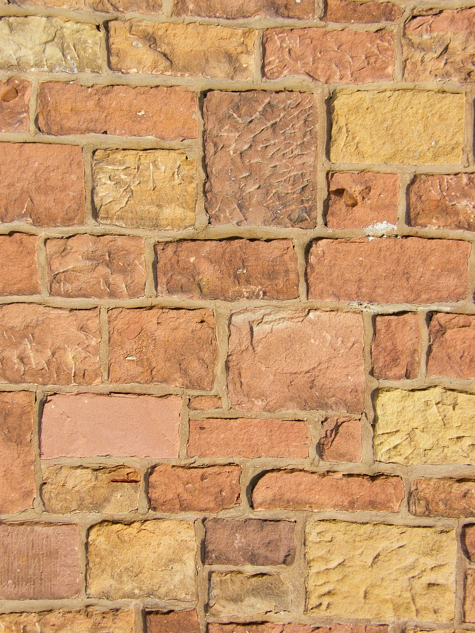 brick wall brick sand stone free photo