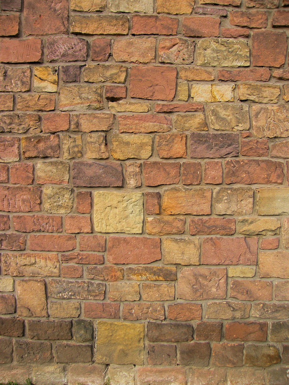 brick wall brick sand stone free photo