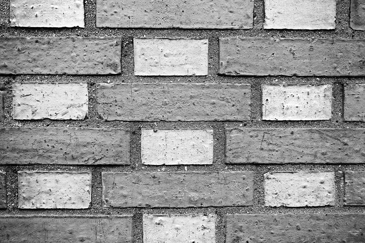 brick wall gray brick gray brick wall free photo