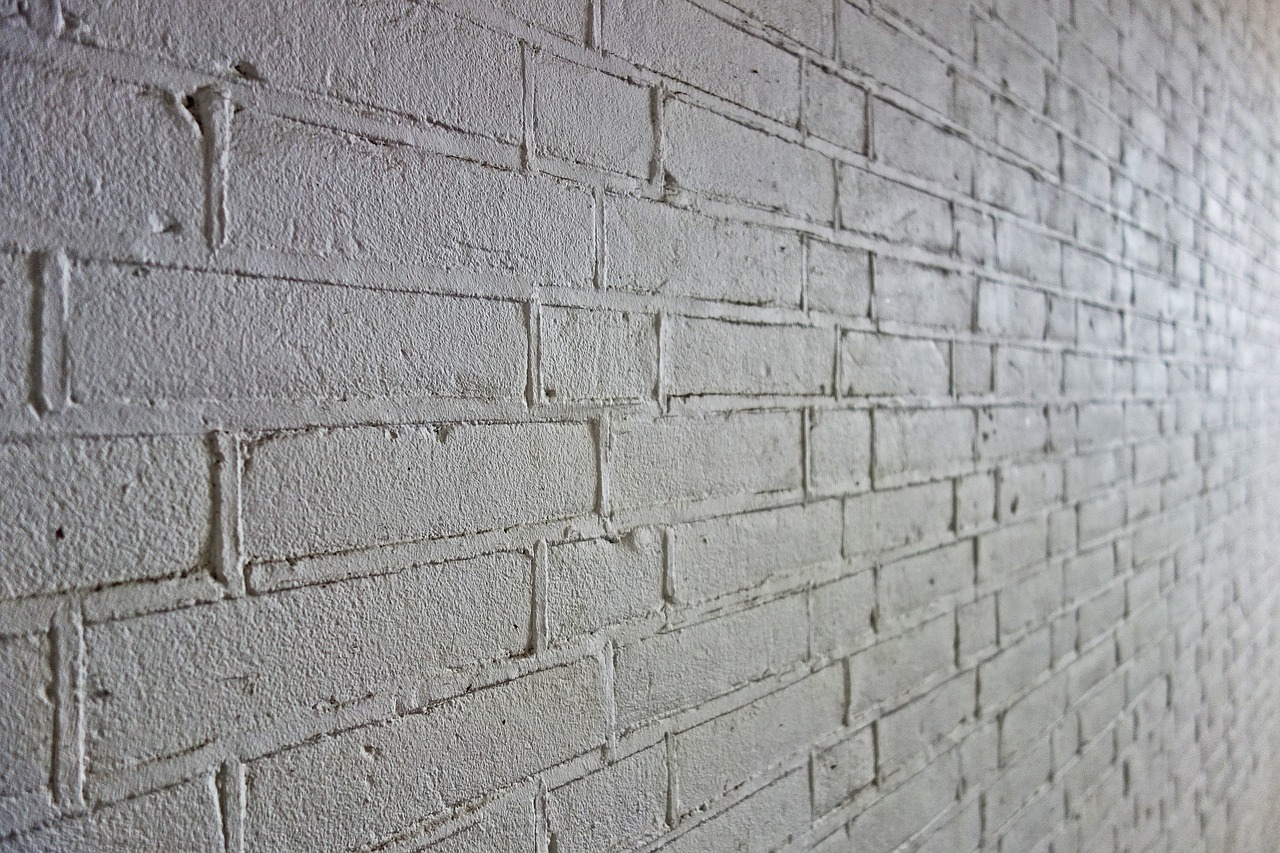 brick wall wall white brick wall free photo