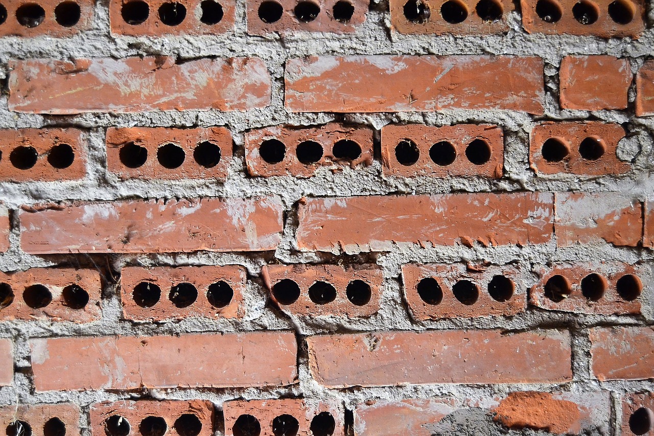 bricks architecture materials free photo