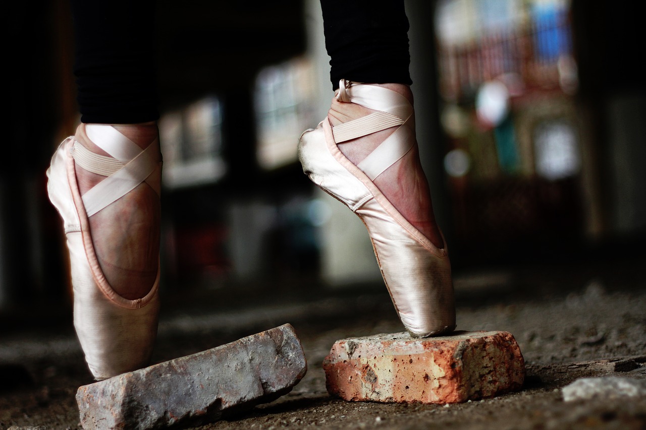 bricks ballet shoes free photo