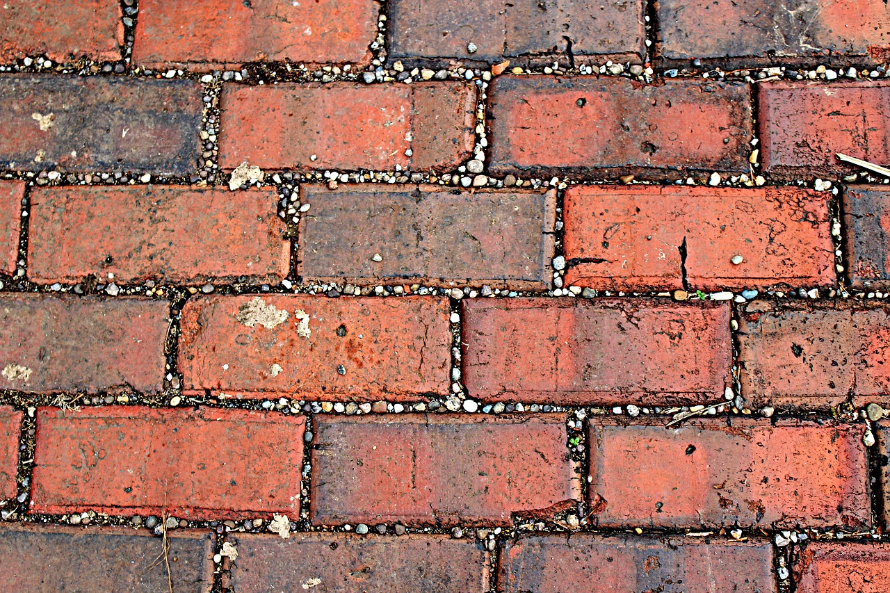 bricks gravel photo free photo