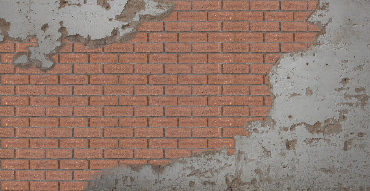 bricks plaster industrial free photo