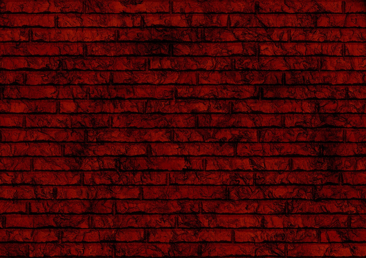 bricks red pattern free photo
