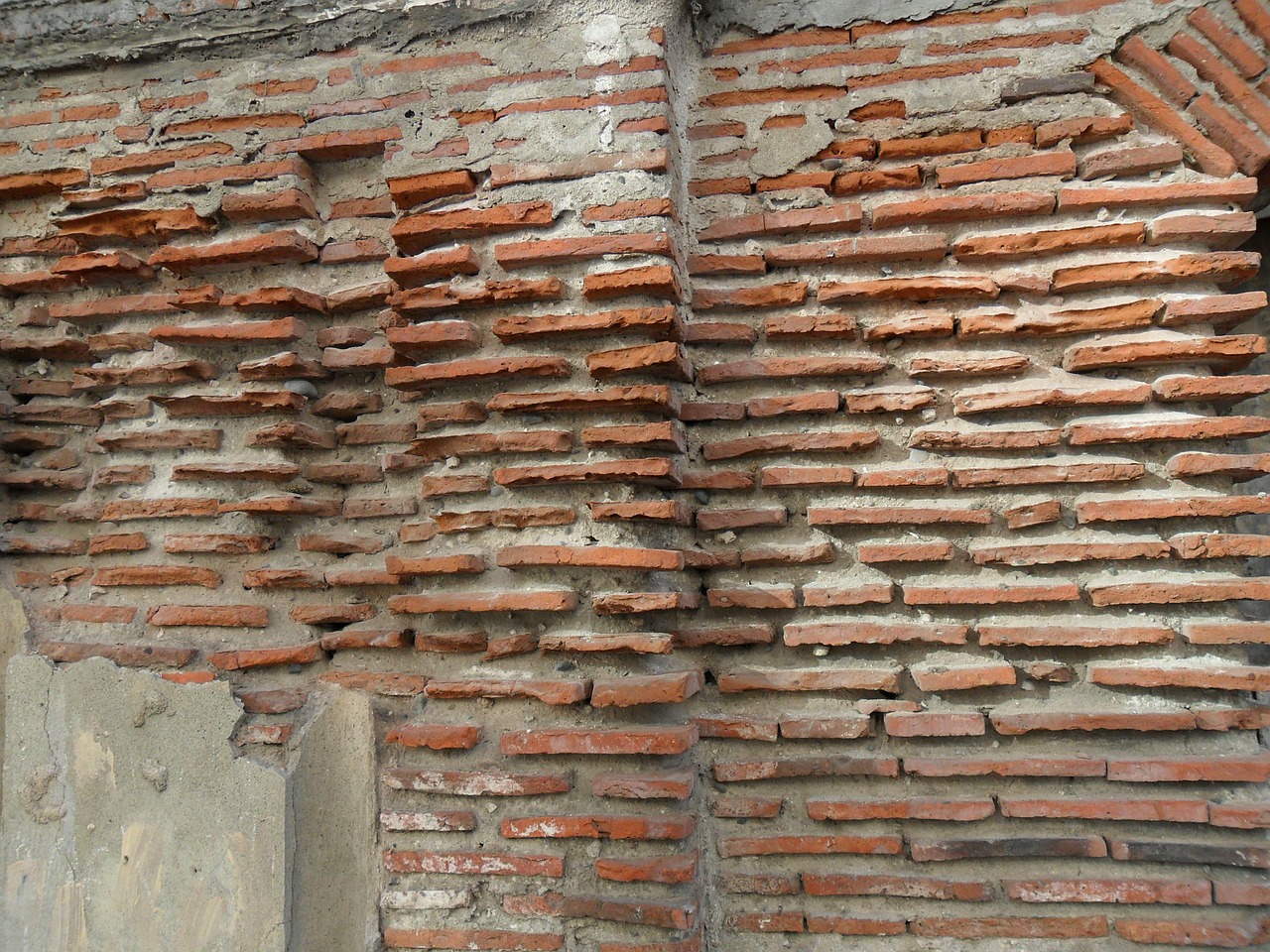 brickwall bricks aged free photo