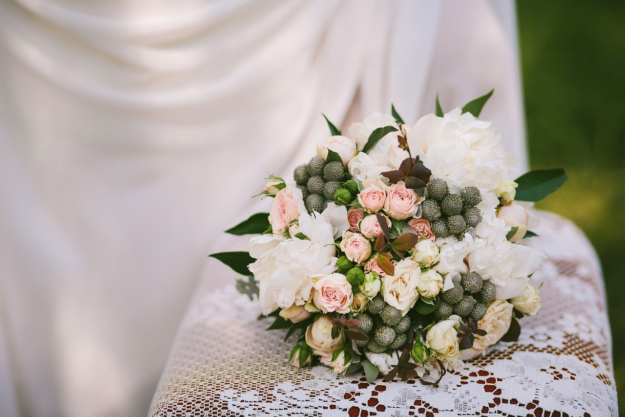 bridal bouquet bouquet of flowers composition with flowers free photo