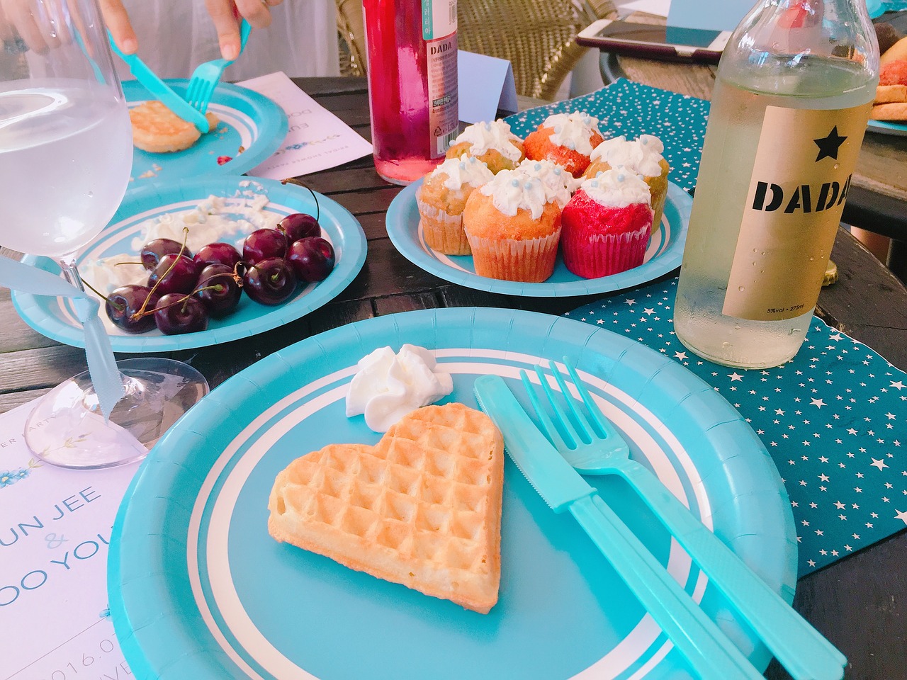 bridal party party waffle free photo