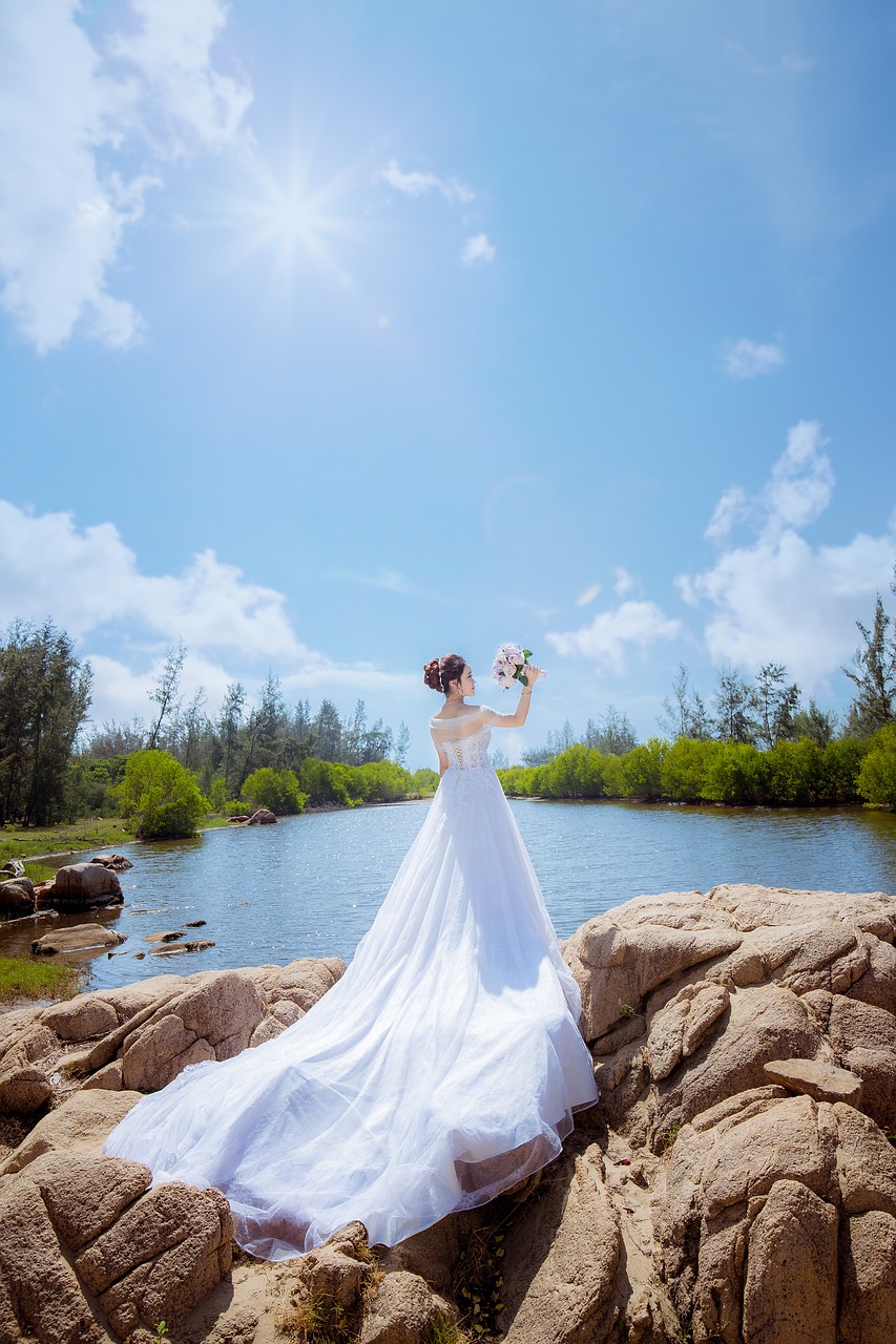 bride single flower free photo