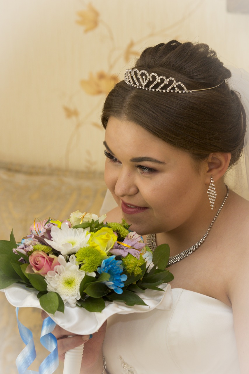 bride  bouquet  wedding free photo