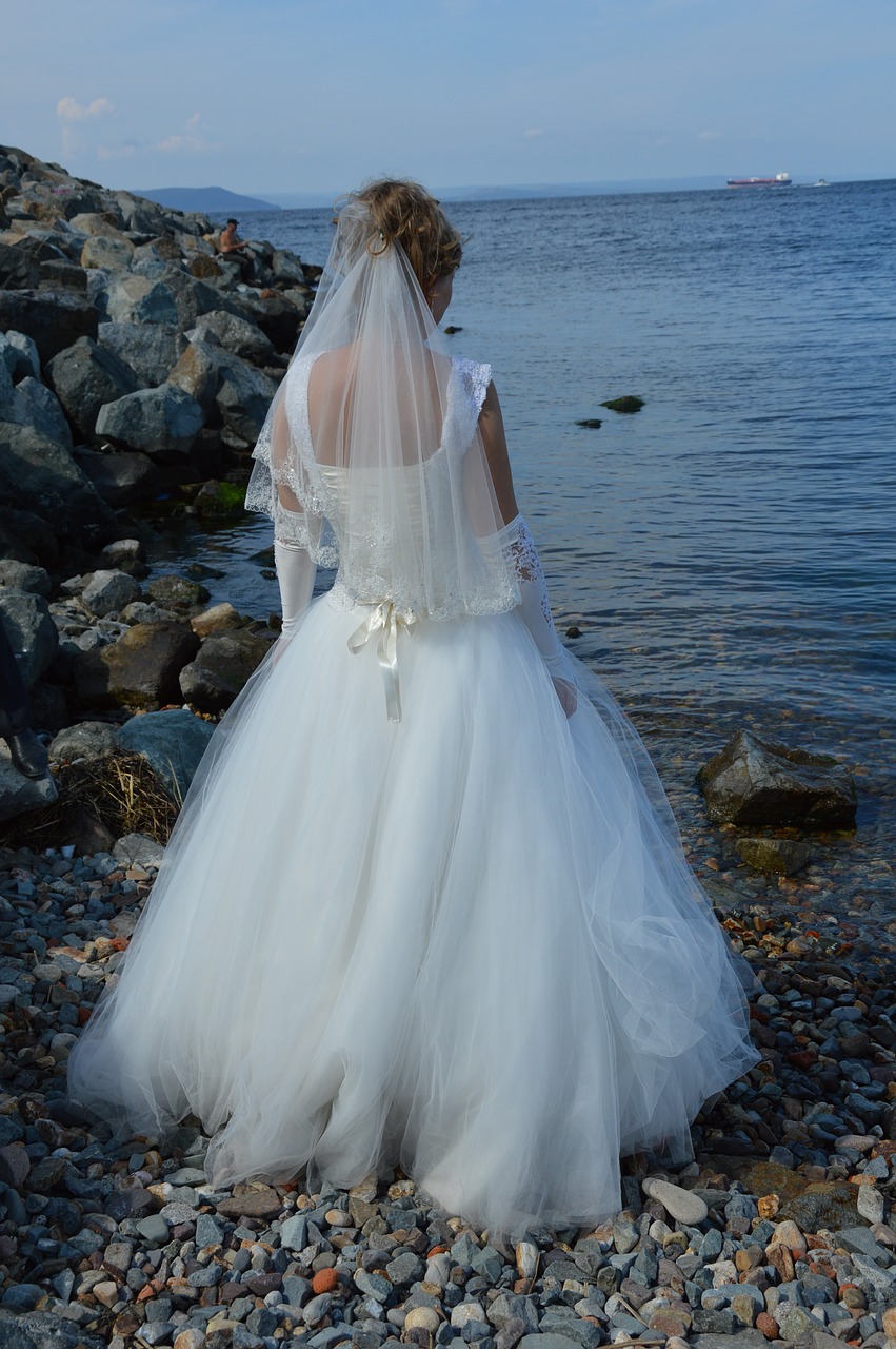 bride white dress assol free photo