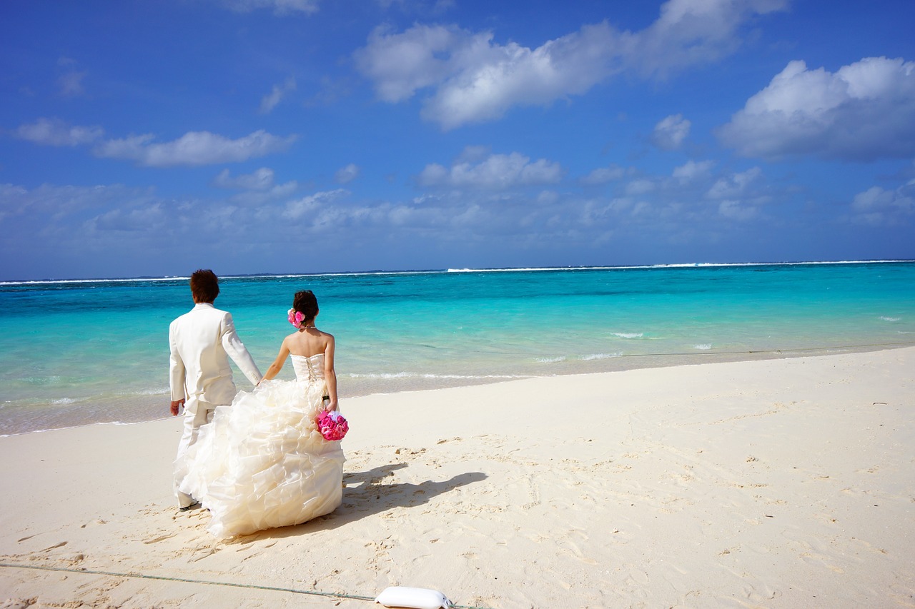 bride and groom couples pair free photo